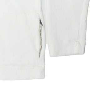 Katharine Hamnett White Rico 1/4 Zip Hoodie