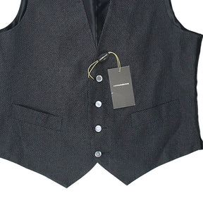 Favourbrook Black Hamilton Print Waistcoat
