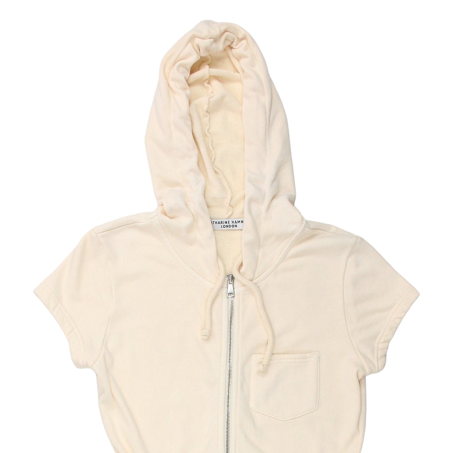 Katharine Hamnett Peach SS Hooded Onesie