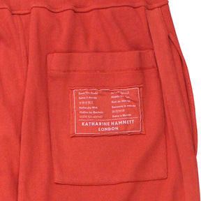 Katharine Hamnett Red Jeryn Sweatpants