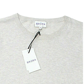 Brora Driftwood Cotton Knit Classic T-Shirt