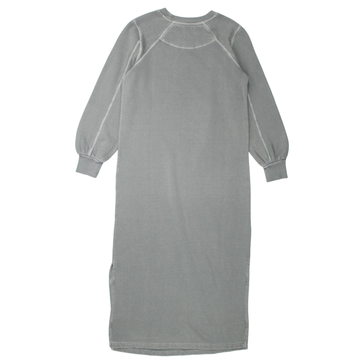 Hush Grey Puff Sleeve Sweat Tunic Dress