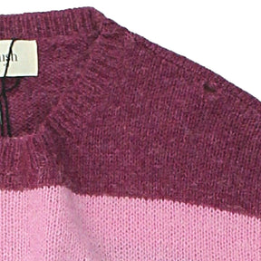 Hush Pink/Purple Mabel Stripe Knit Jumper