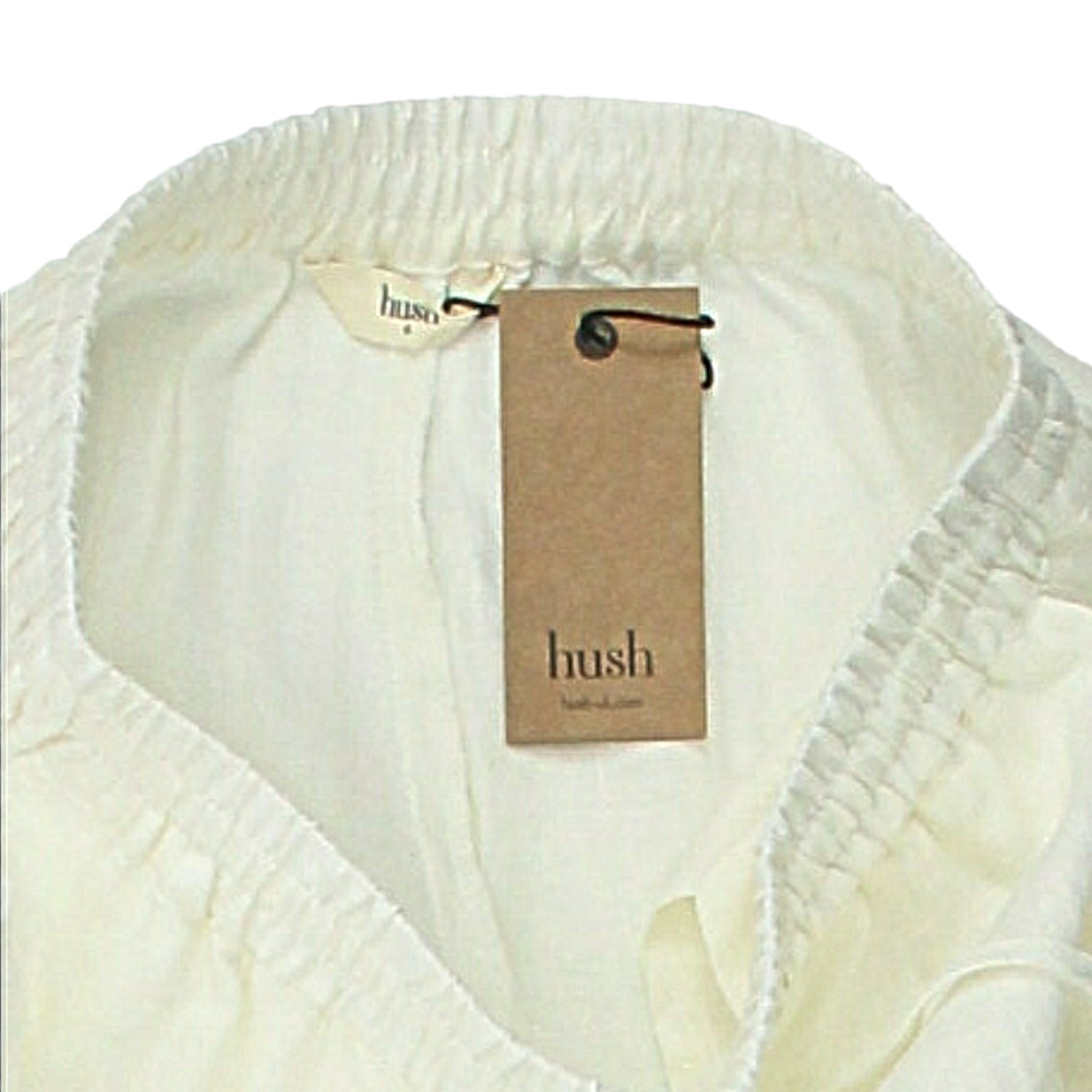 Hush Ecru A Line Linen Trousers