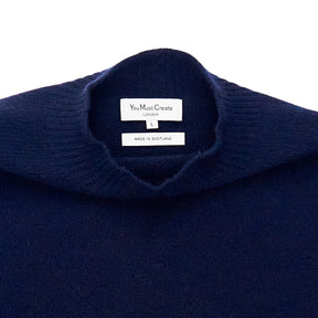 YMC Navy Turtle Neck Sweater