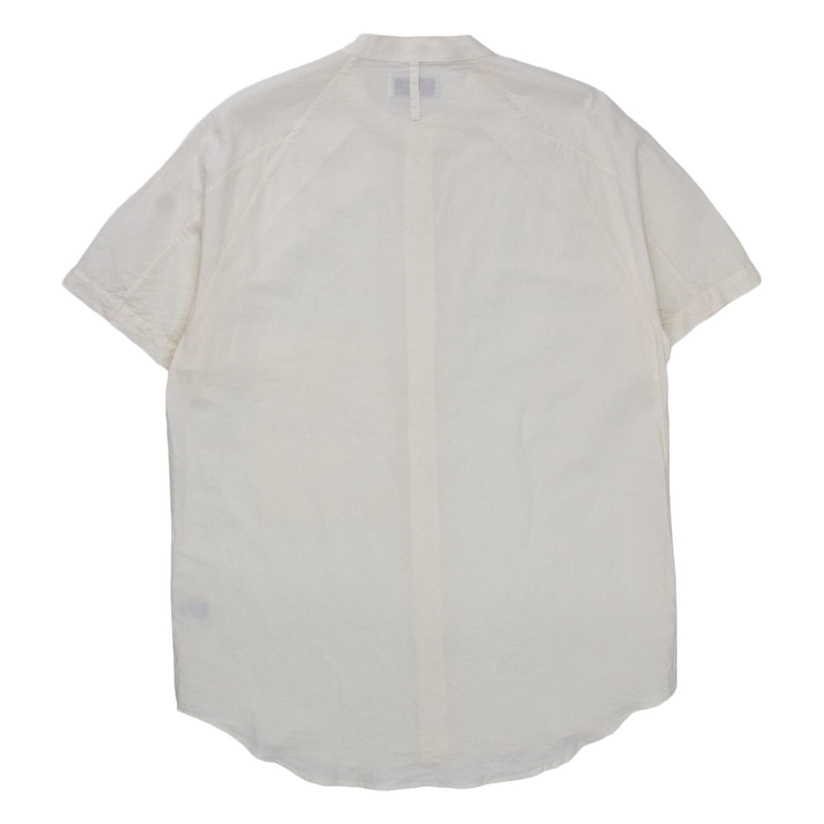 YMC Cream Collarless SS Shirt