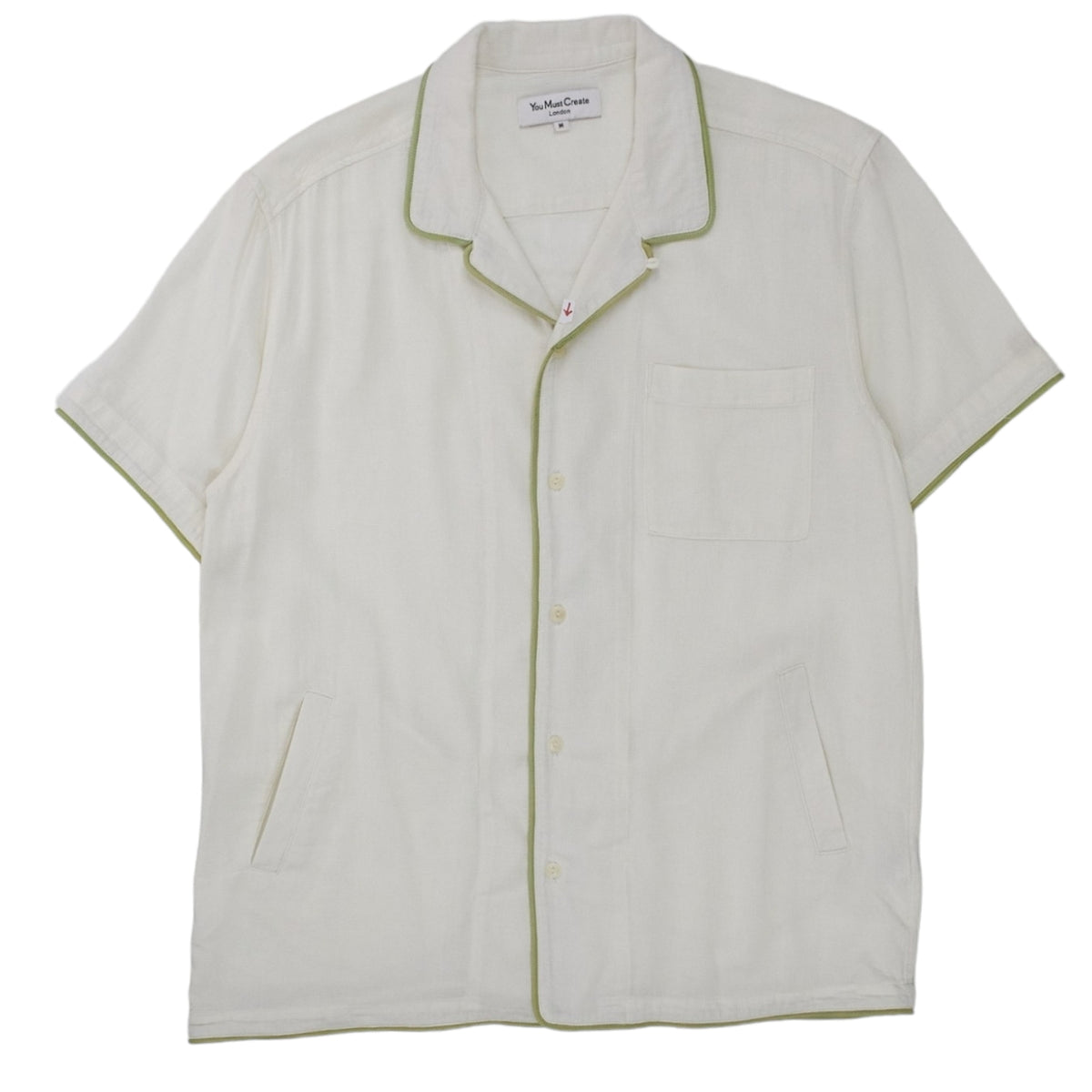 YMC Ecru Bowling Shirt