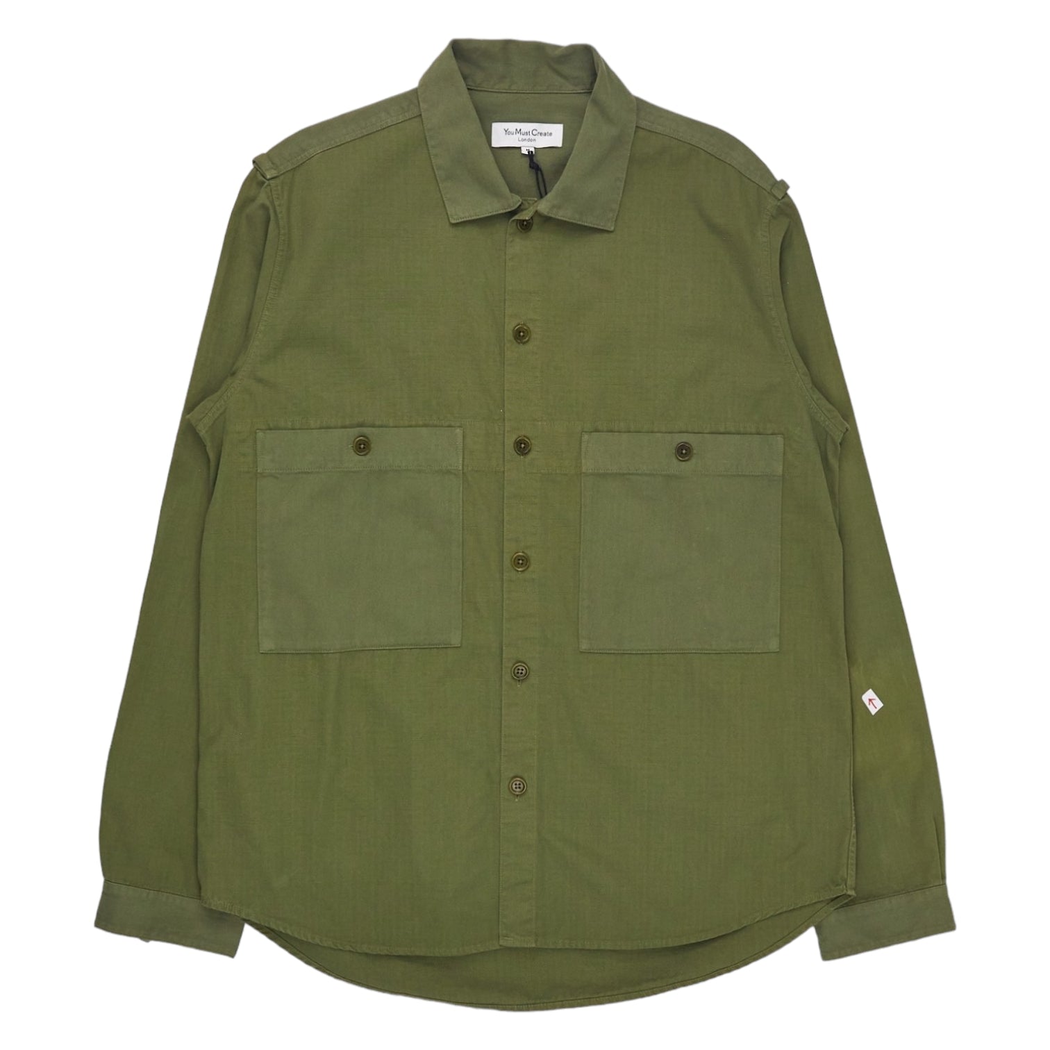 YMC Olive Pocket Overshirt