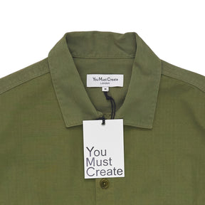 YMC Olive Pocket Overshirt