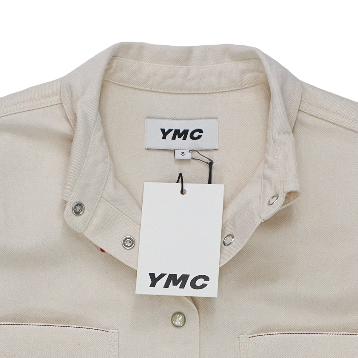 YMC Ecru Denim Overshirt