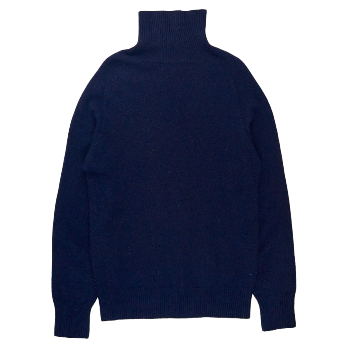 YMC Navy Roll Neck Jumper