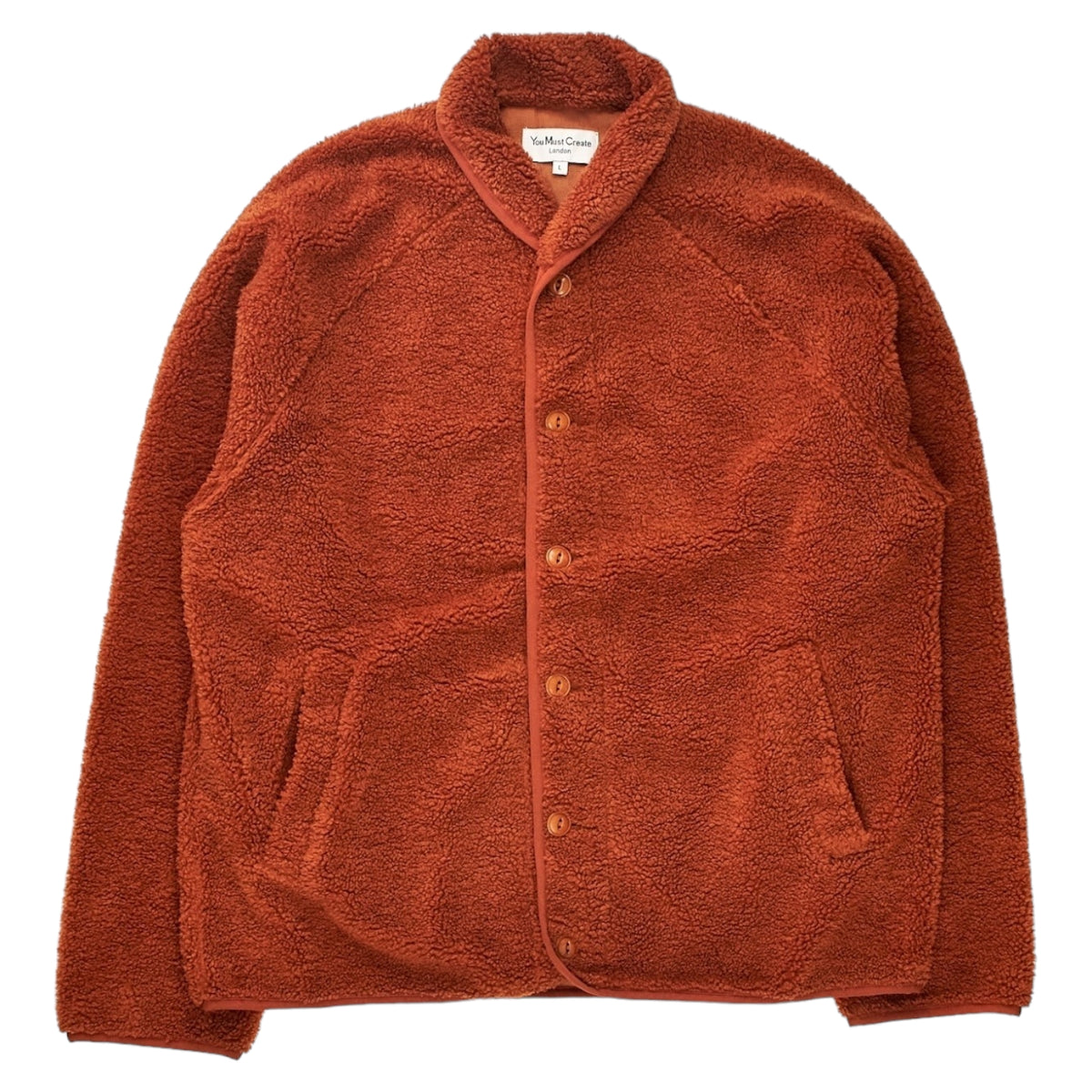 YMC Burnt Orange Teddy Jacket