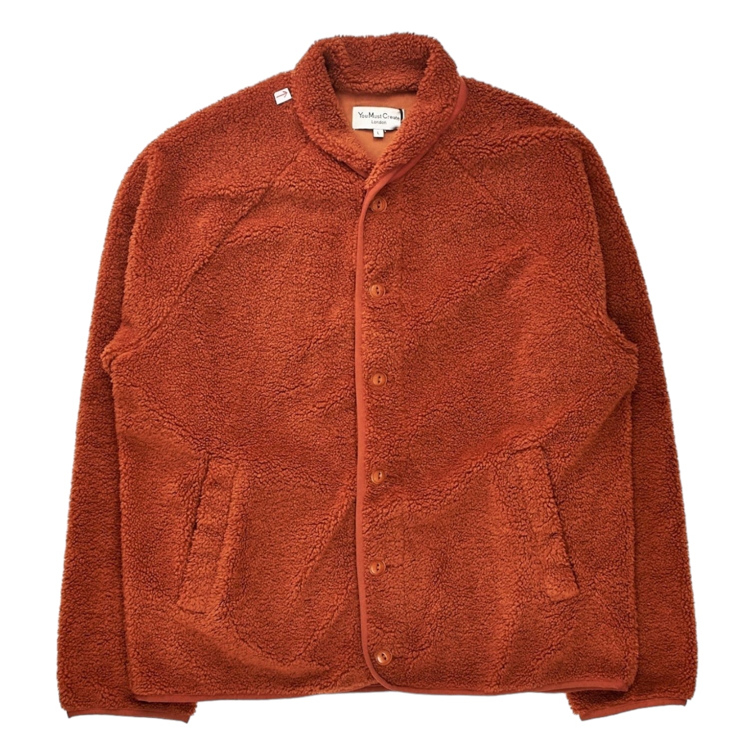 YMC Burnt Orange Teddy Jacket