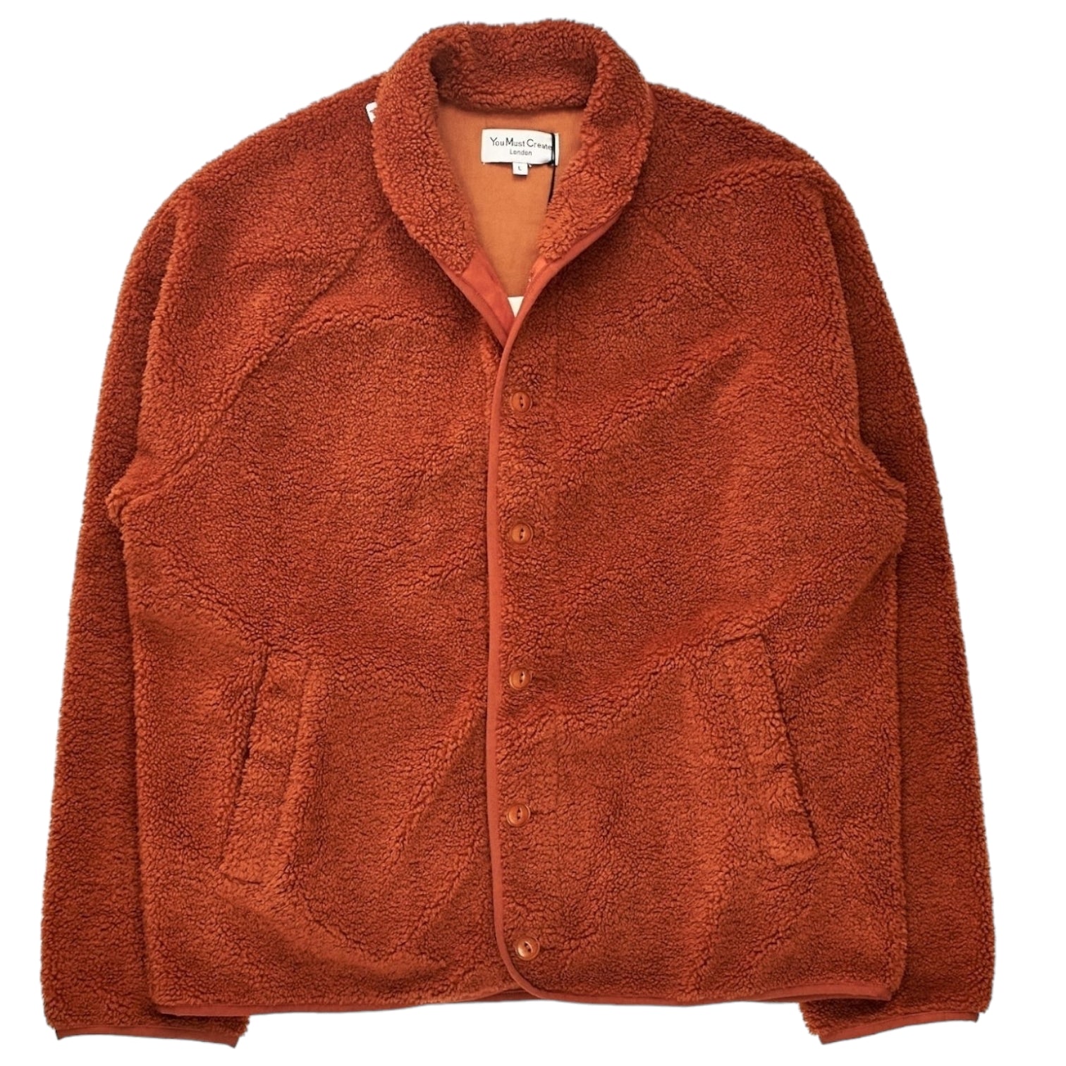 YMC Burnt Orange Teddy Jacket