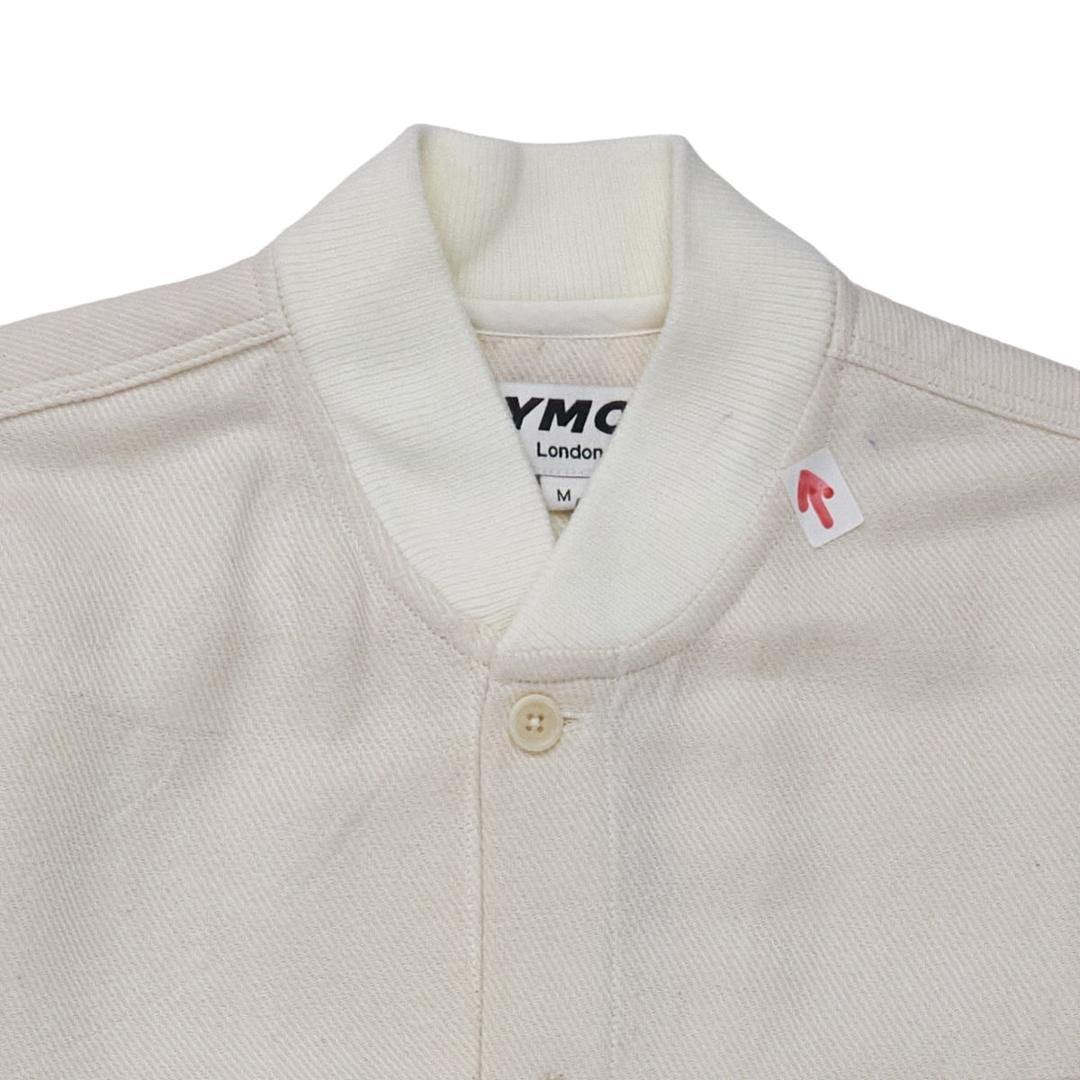 YMC Ecru Blouson Style Overshirt