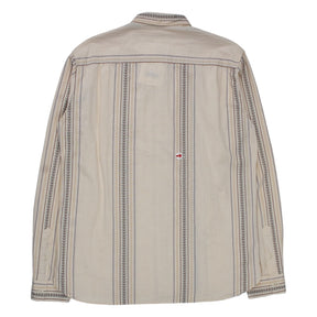 YMC Ecru Embroidered Dean Shirt