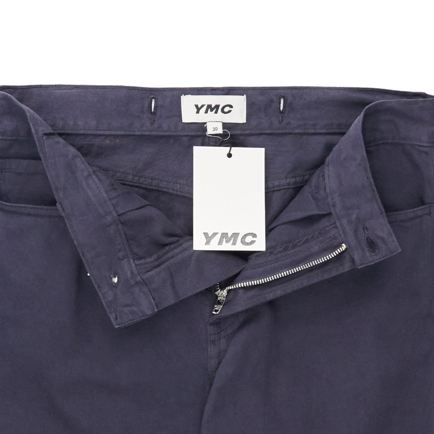 YMC Washed Black Straight Leg Jeans