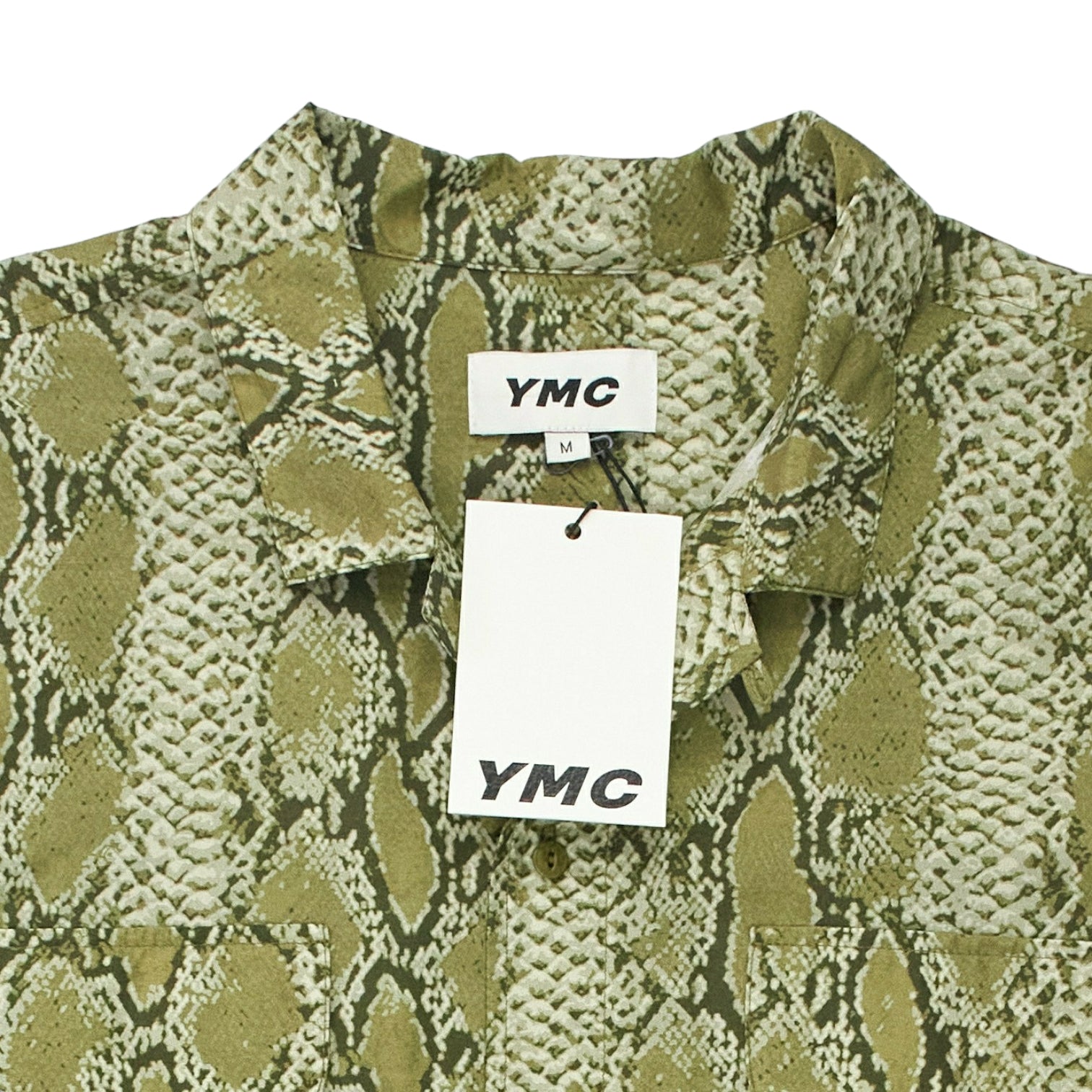 YMC Olive Snakeskin Shirt