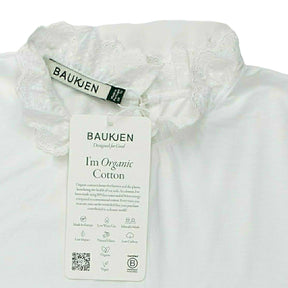 Baukjen White Agatha Organic Cotton Top