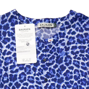 Baukjen Blue Leopard Eloisa Dress