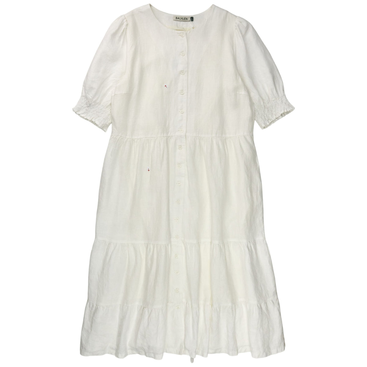 Baukjen White Maxine Hemp Dress