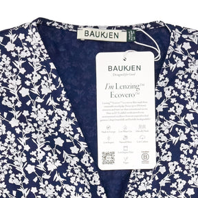 Baukjen Navy Foliage Judith Blouse