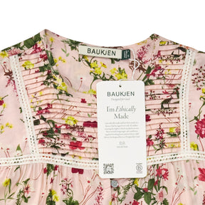 Baukjen Pink Floral Jessica Blouse