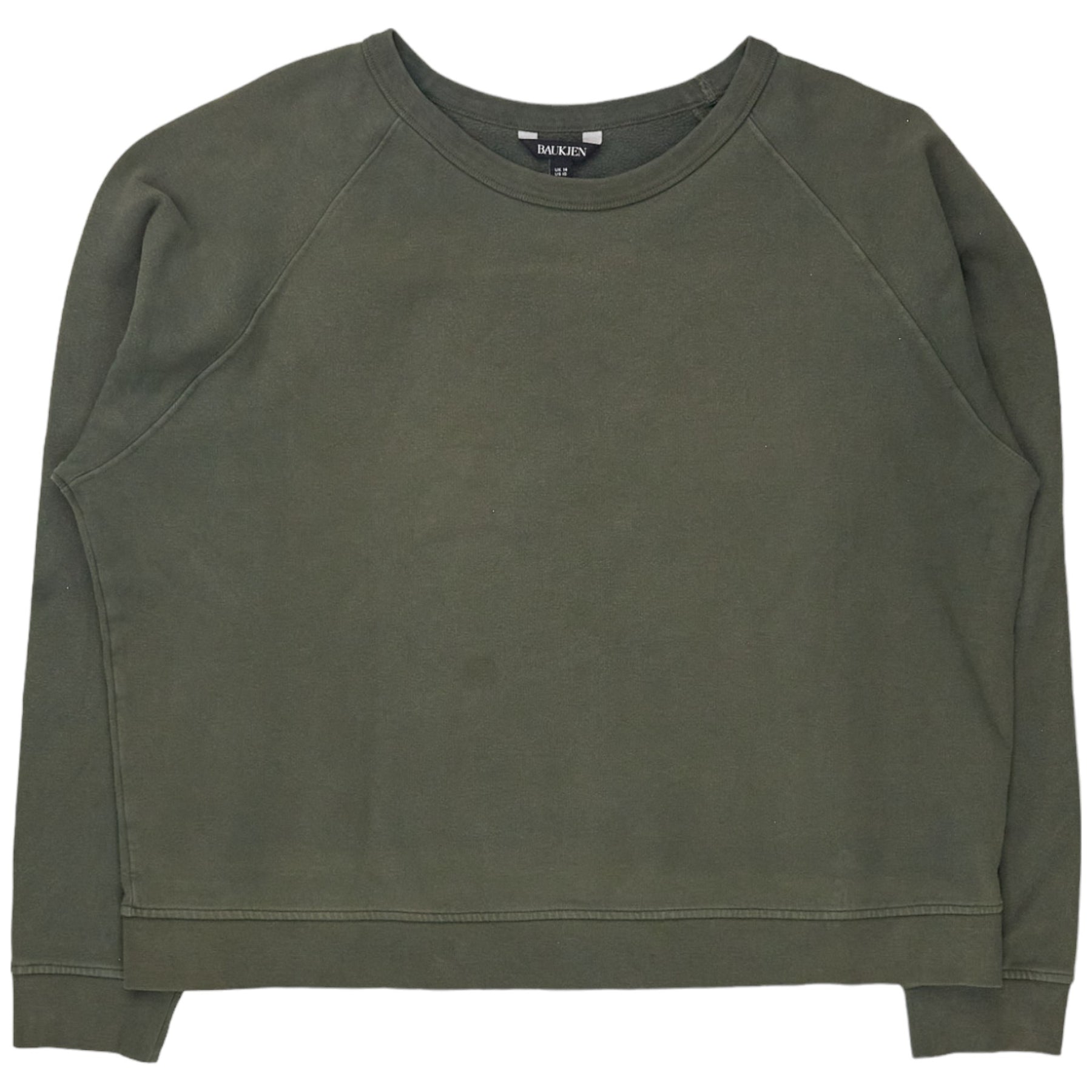 Baukjen Khaki Raglan Sleeve Sweatshirt