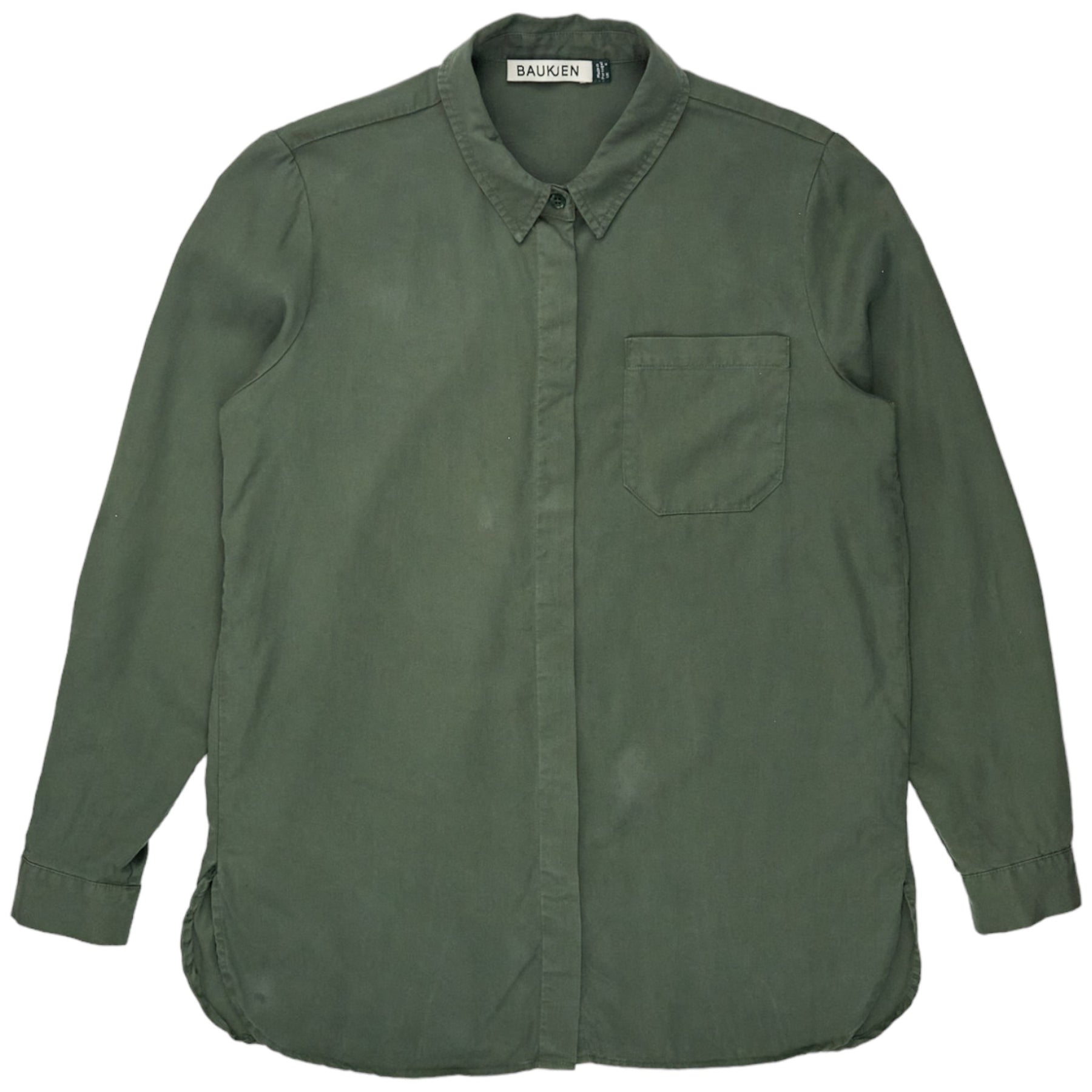 Baukjen Olive Tencel Shirt