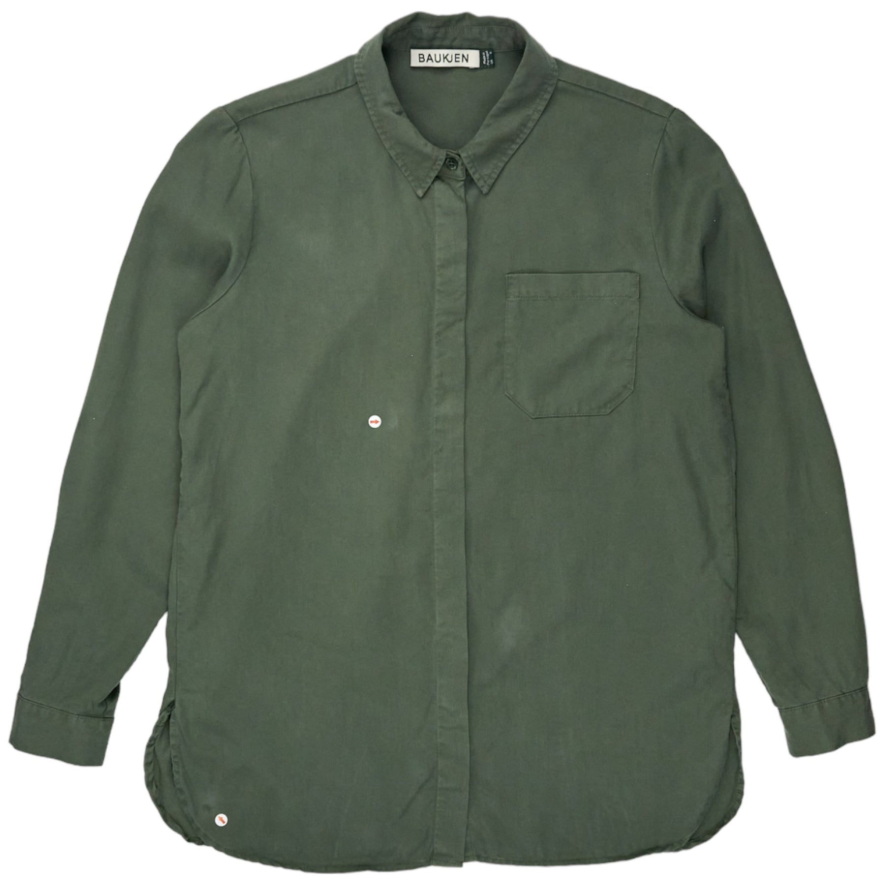 Baukjen Olive Tencel Shirt
