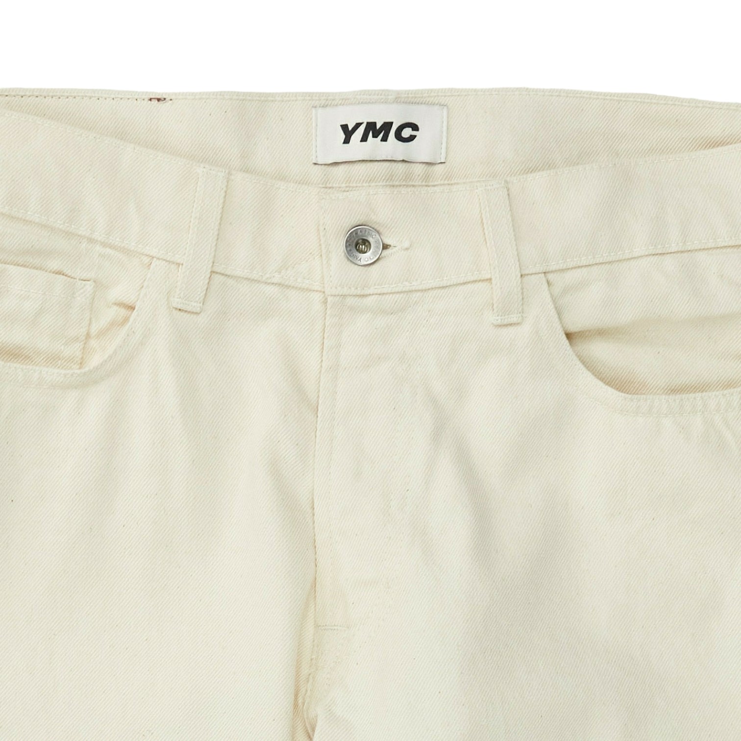 YMC Cream Undyed Tearaway Jean