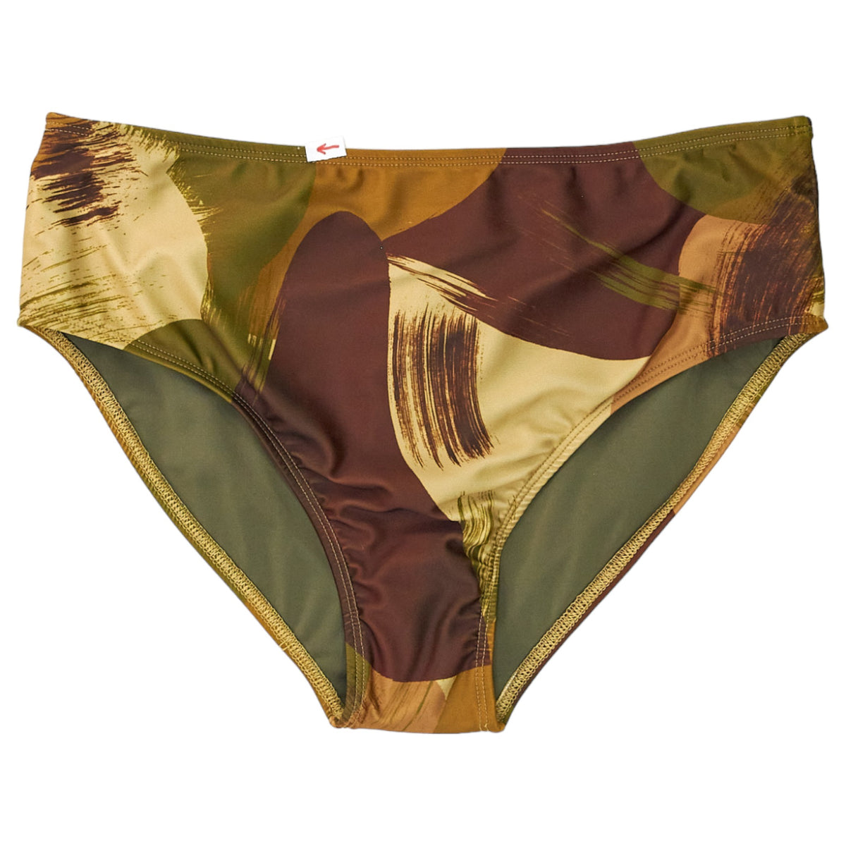 YMC Green/Brown Bikini Bottoms