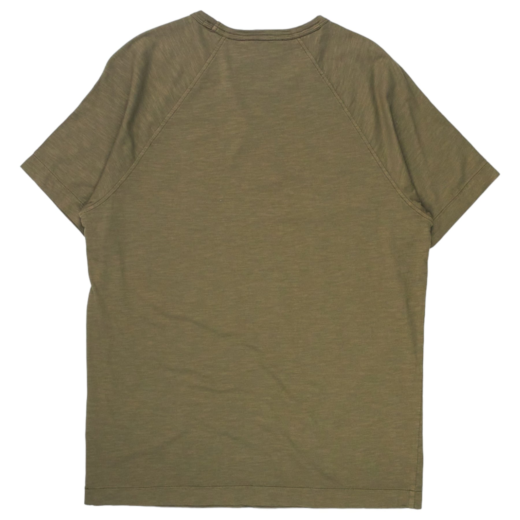 YMC Olive Marl Raglan Tee