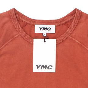 YMC Red Ochre Raglan Tee