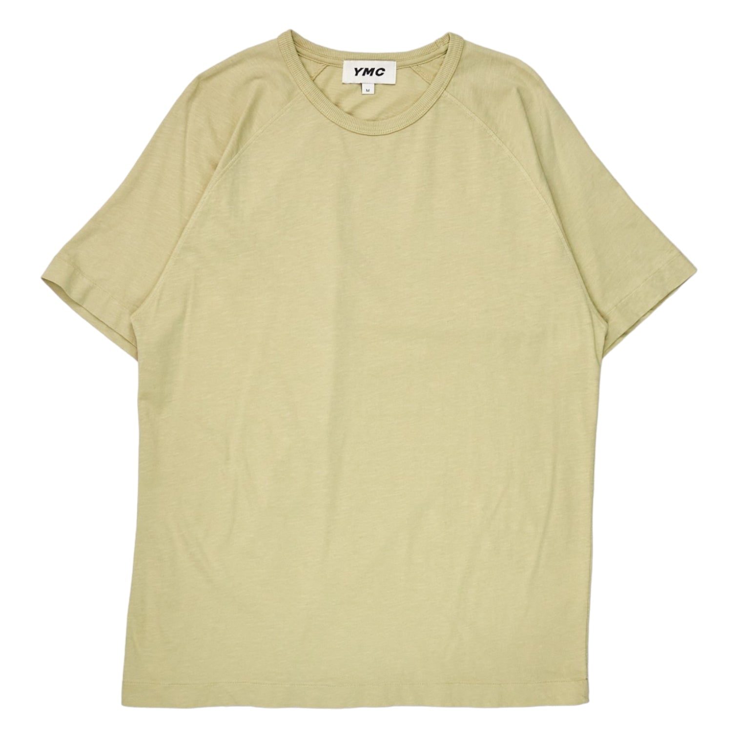 YMC Light Sage Raglan T Shirt