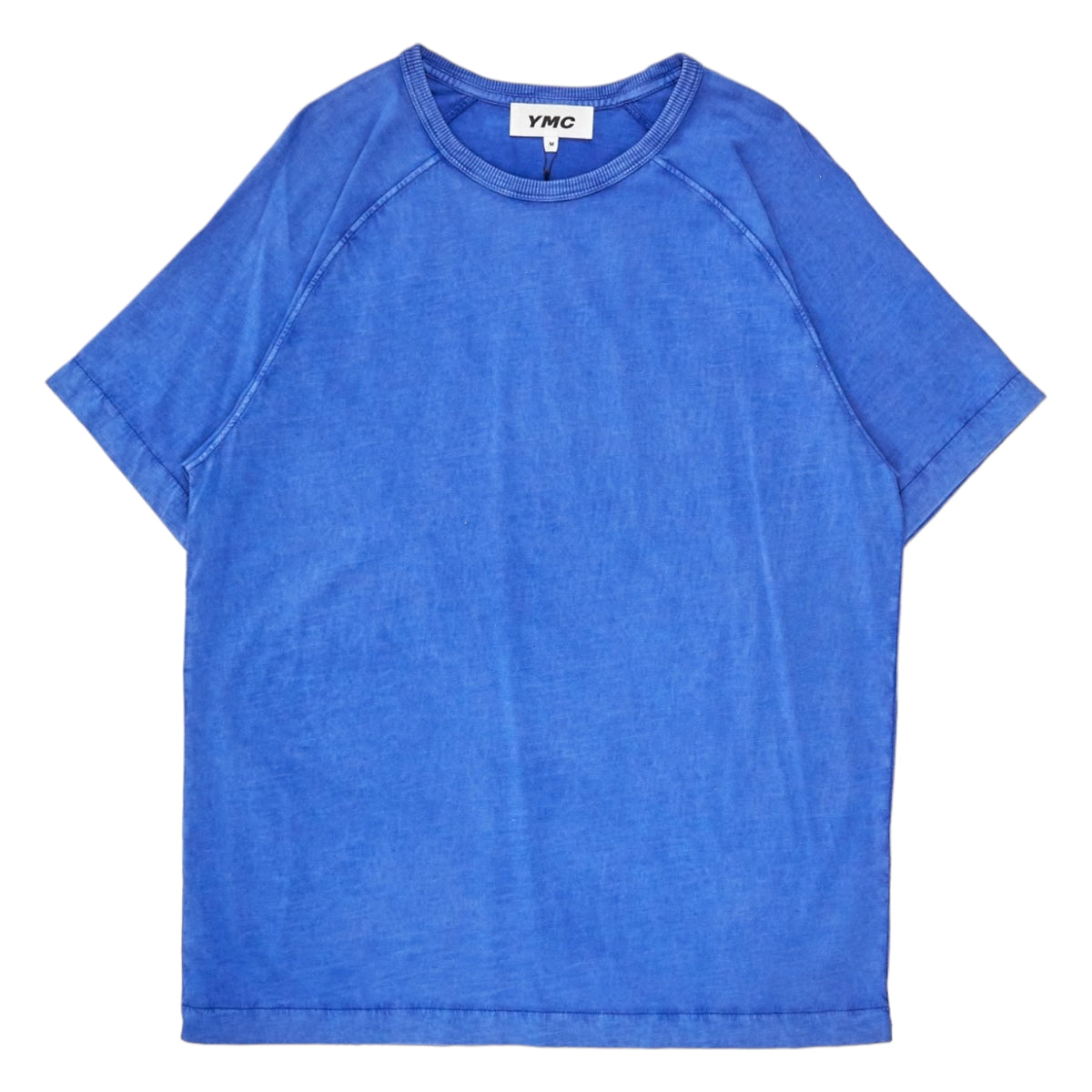 YMC Washed Blue Raglan T Shirt