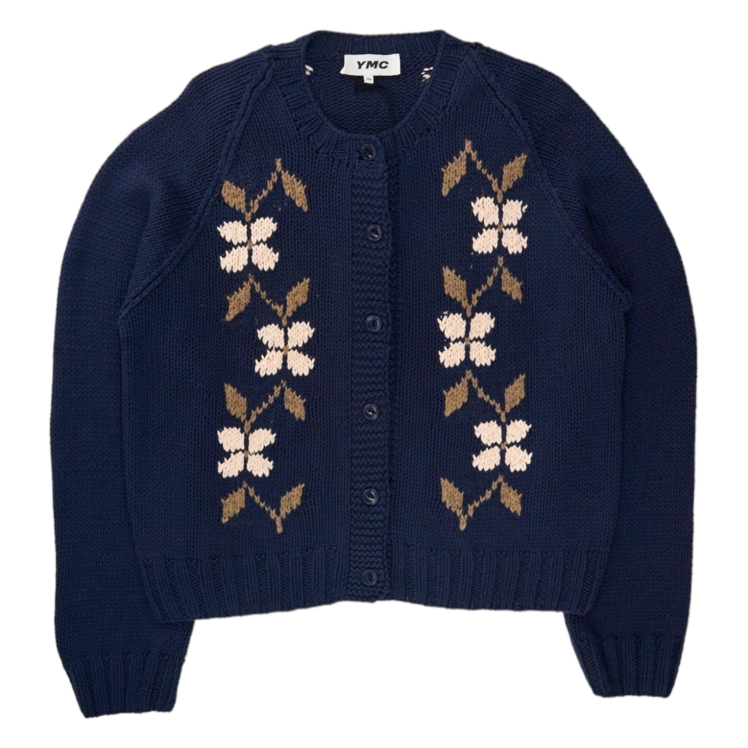 YMC Navy Atomic Cardigan