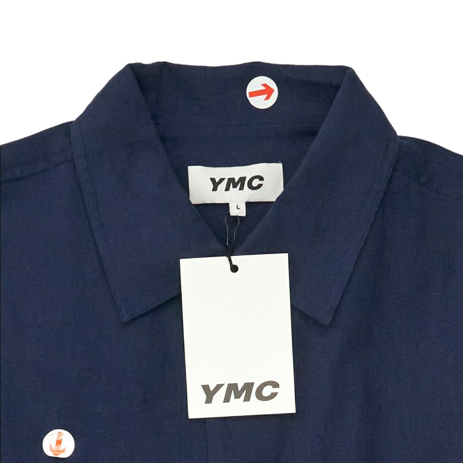 YMC Navy/Multi Idris Shirt