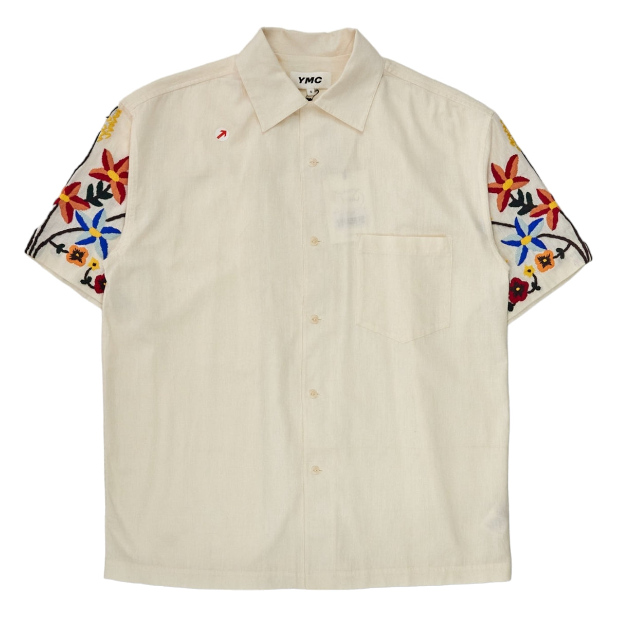 YMC Cream/Multi Idris Shirt