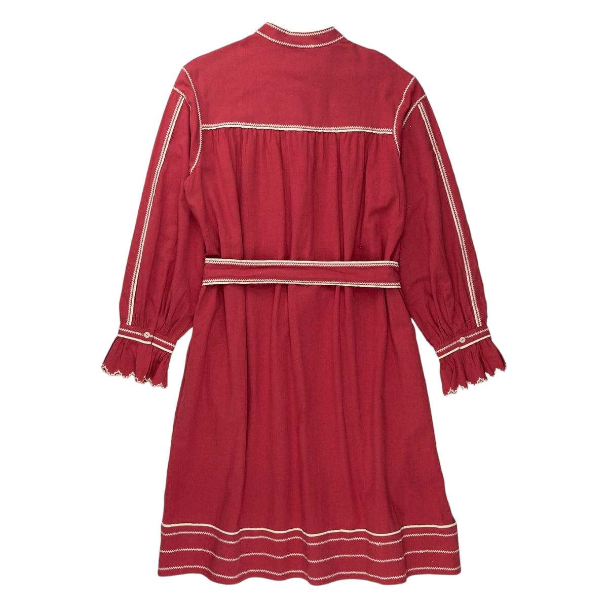 YMC Red Abery Cotton Dress