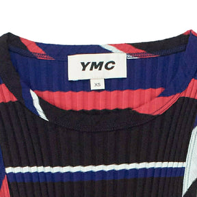 YMC Blue Skinny Rib Vest