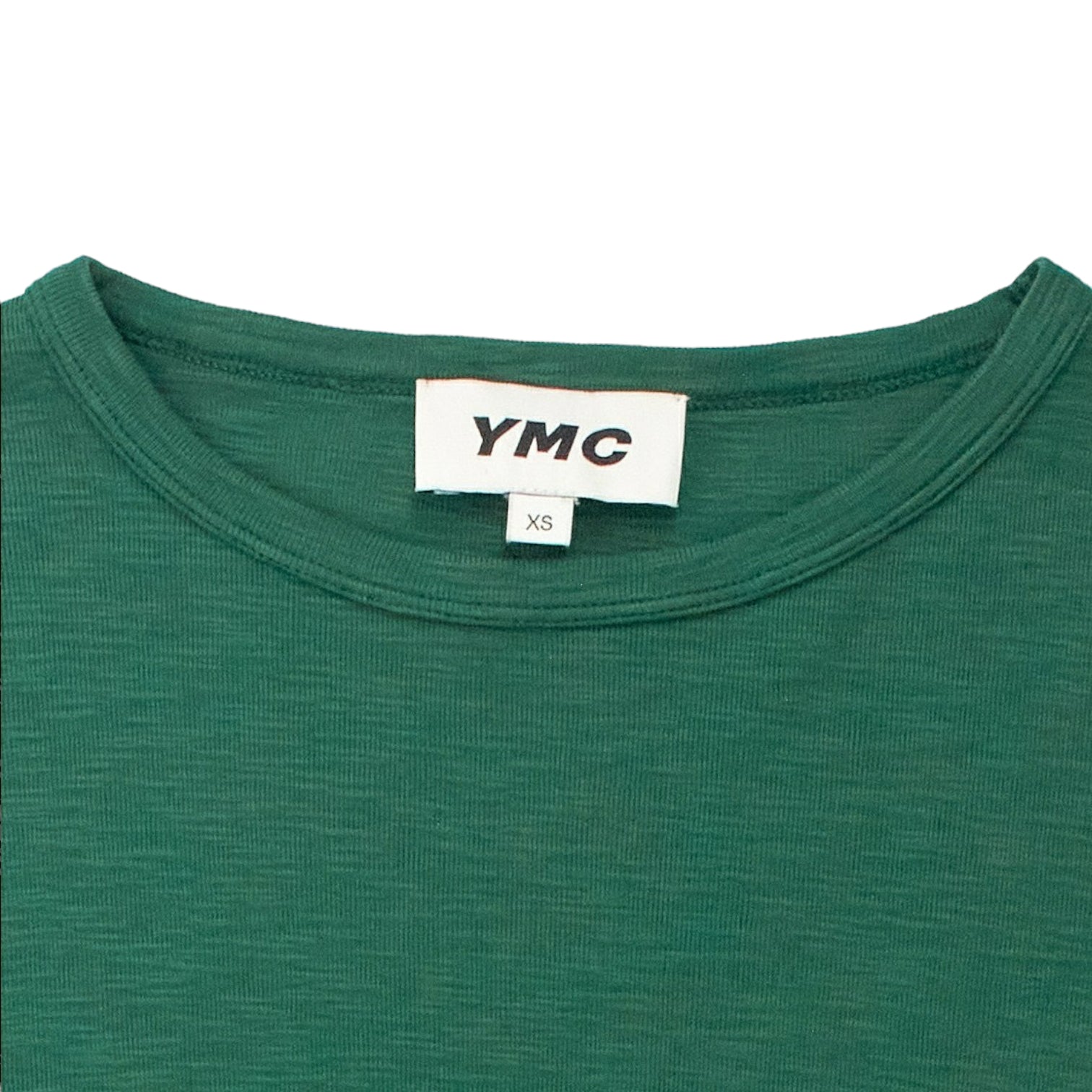 YMC Green Slub Long Sleeve Tee