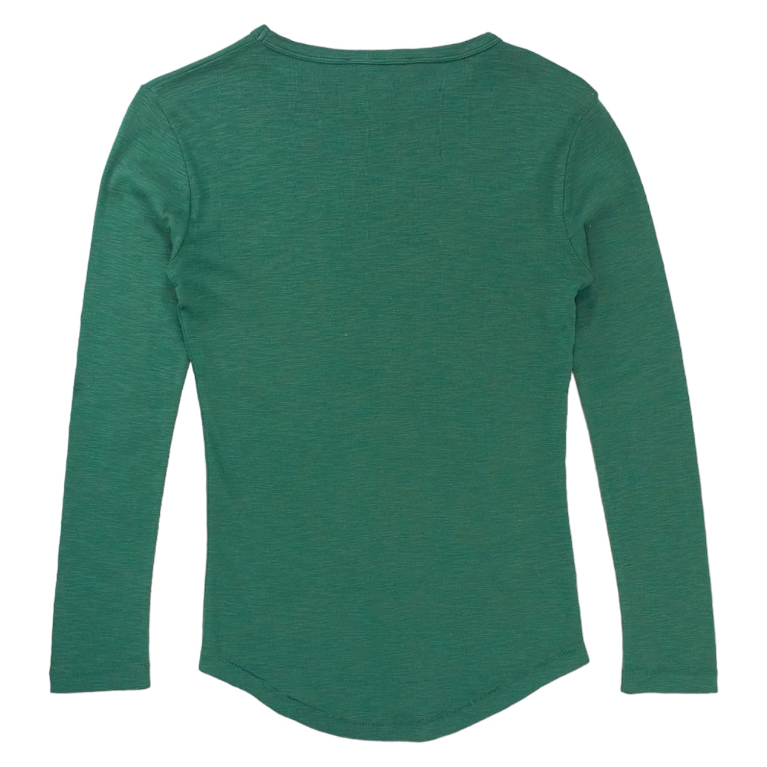 YMC Green Slub Long Sleeve Tee