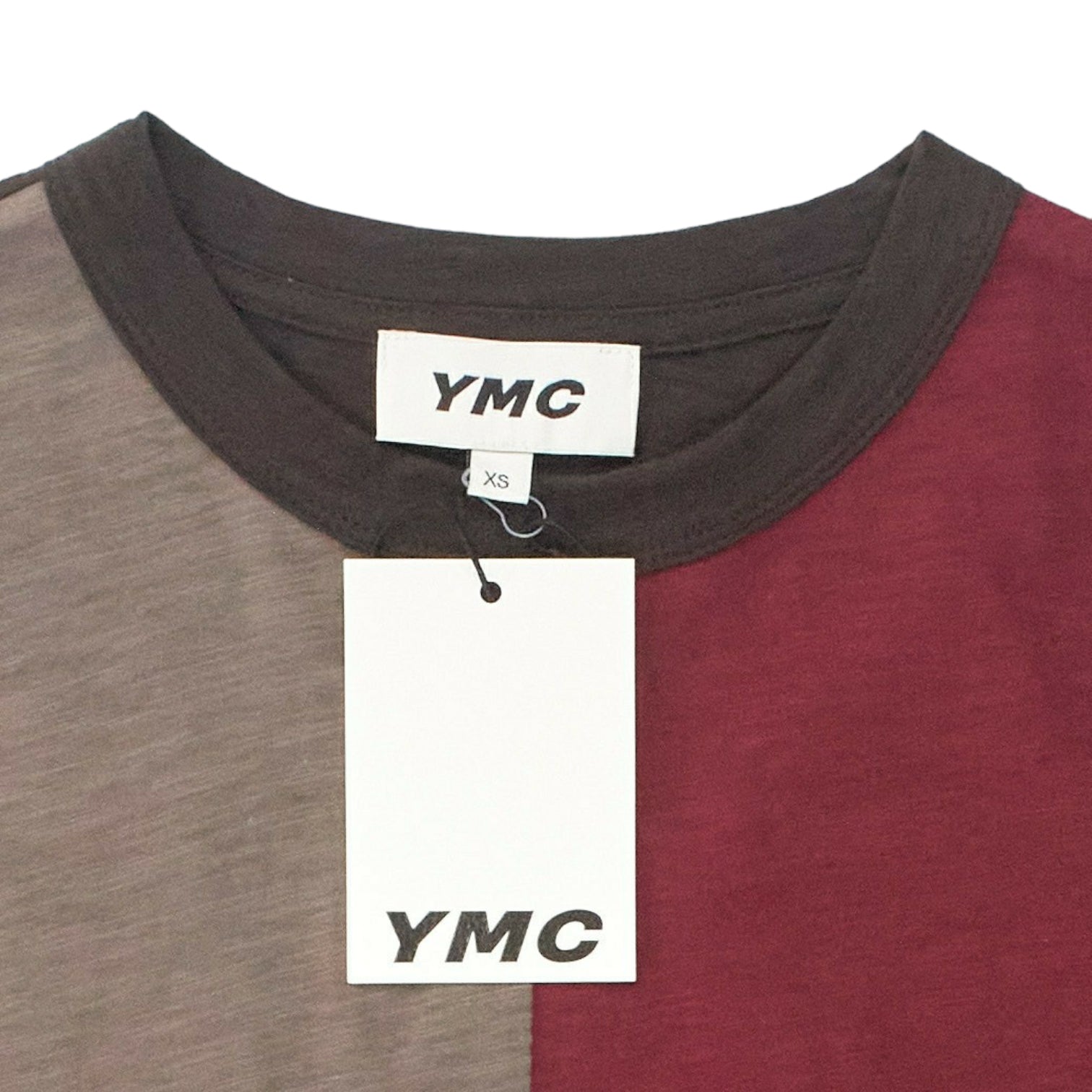YMC Brown/Red Block T Shirt