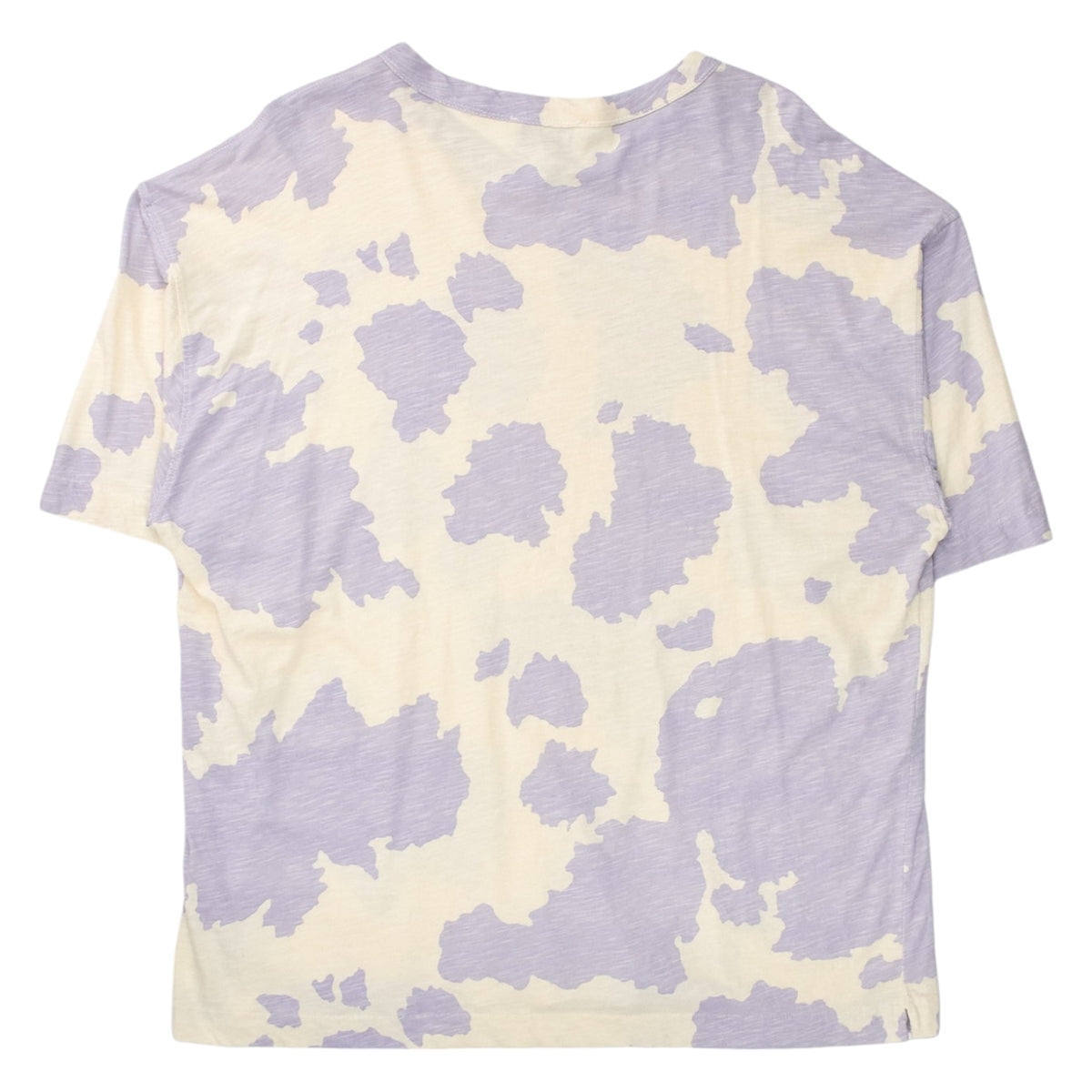 YMC Lilac/Ecru Cowhide T Shirt