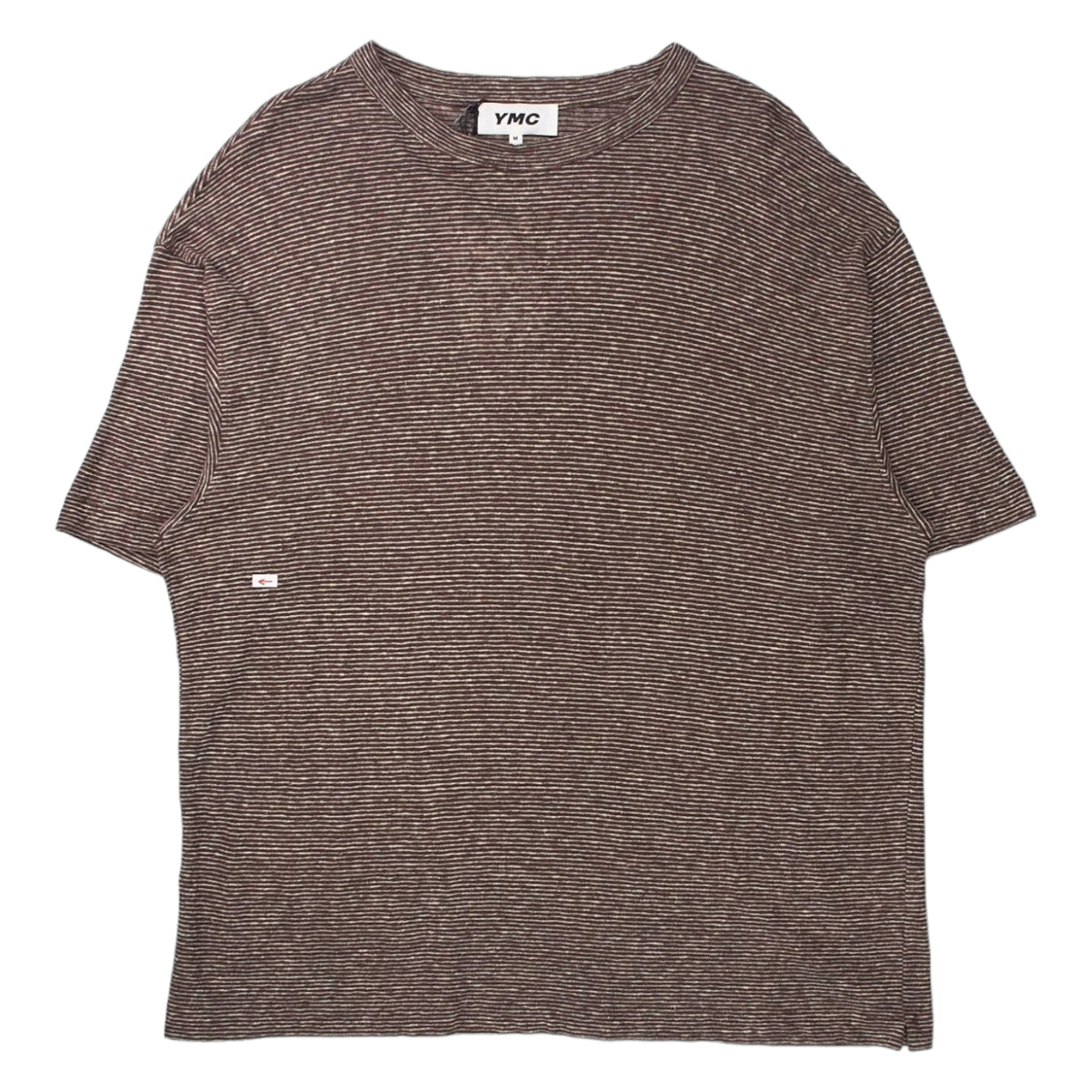 YMC Brown/Ecru Triple T Shirt