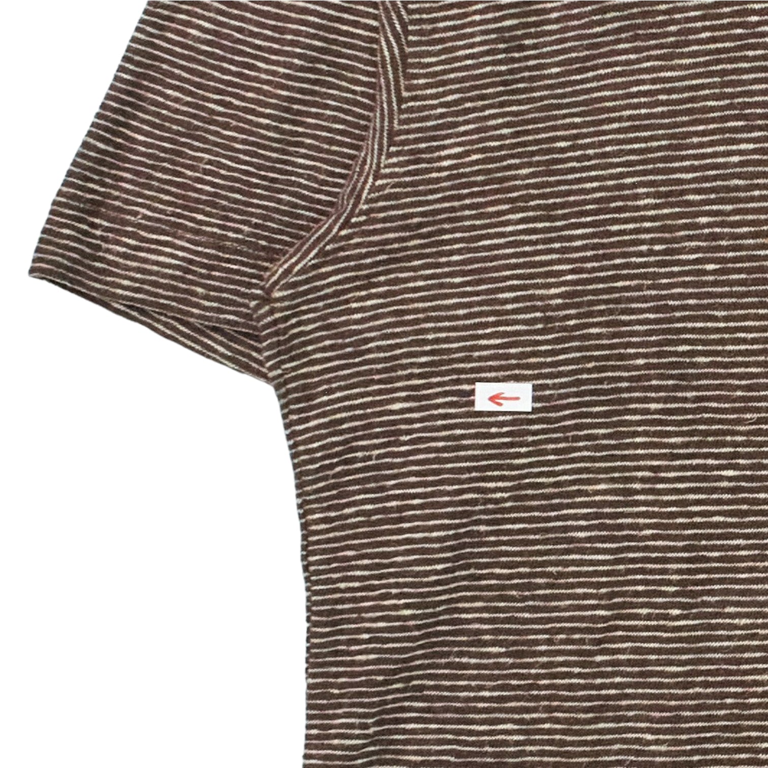 YMC Brown/Ecru Triple T Shirt