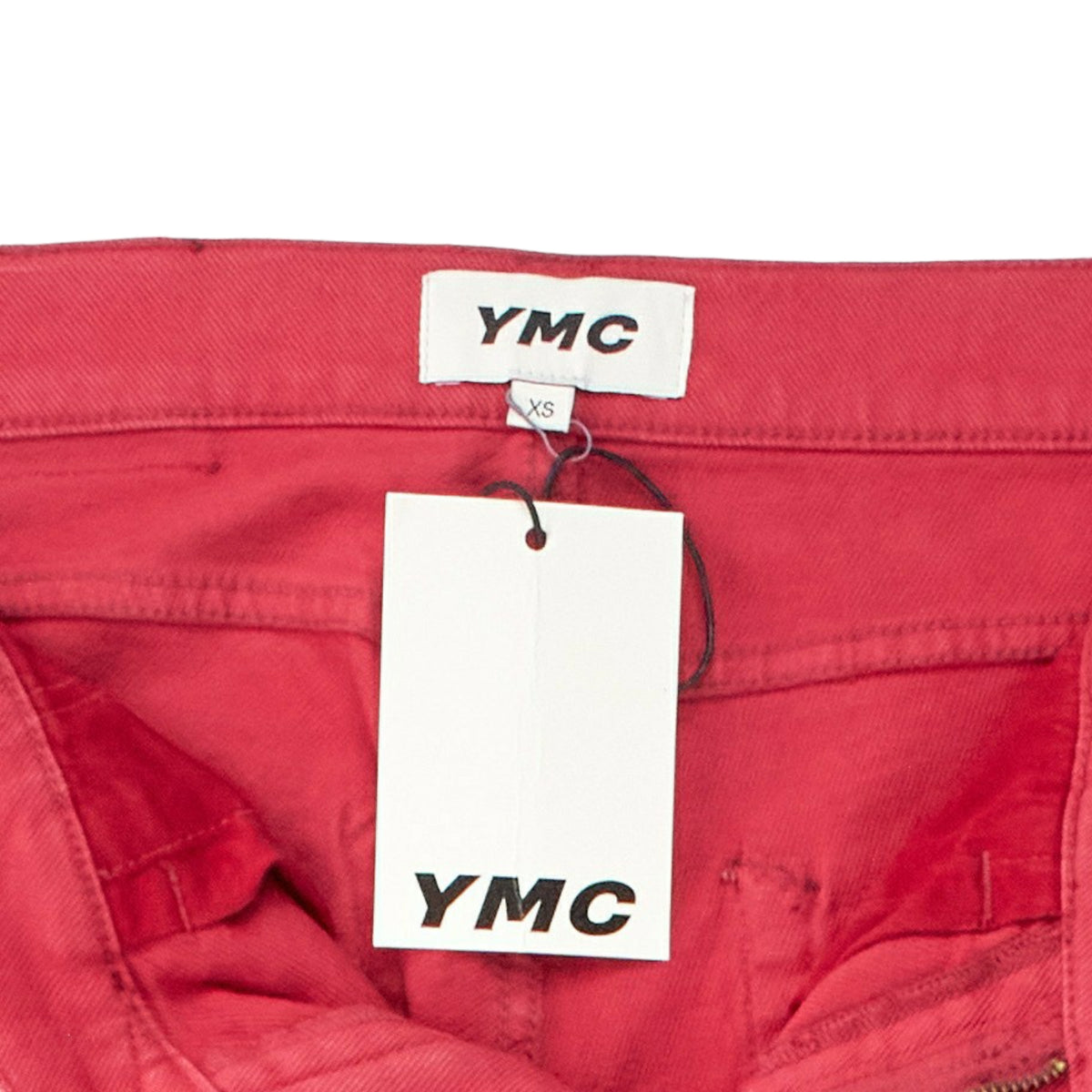 YMC Red Denim Tearaway Jean