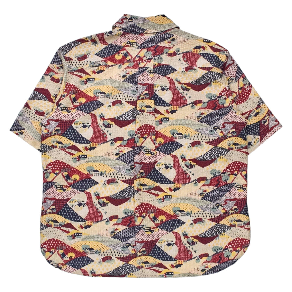 YMC Cream/Multi Print Eya Shirt