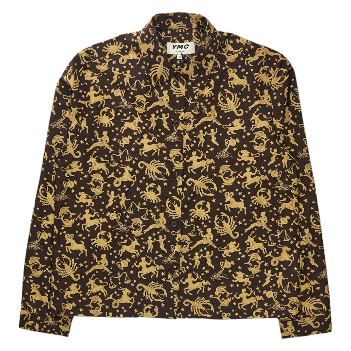 YMC Brown/Gold Zodiac Shirt